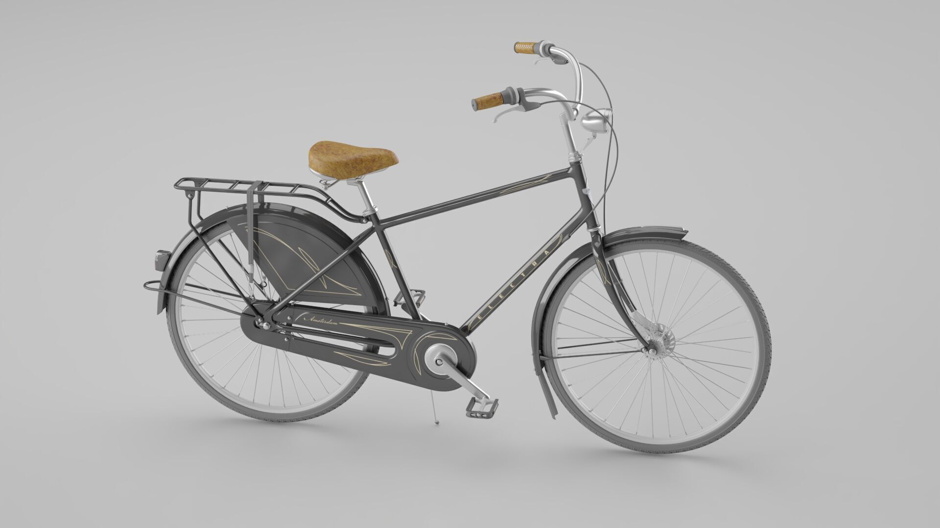 Electra Amsterdam Classic 3i Bicycle 3D model_1