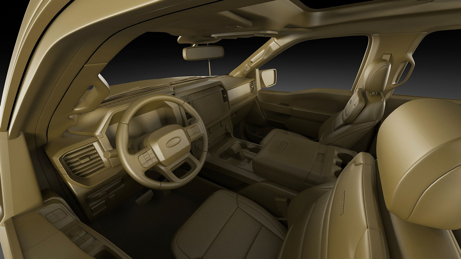 Pick-up F-150 2024 Platinum 3D model_32