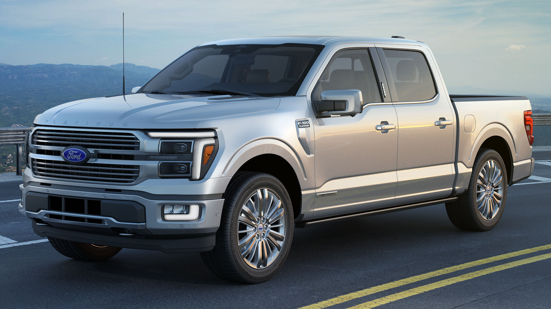 Pick-up F-150 2024 Platinum 3D model_4