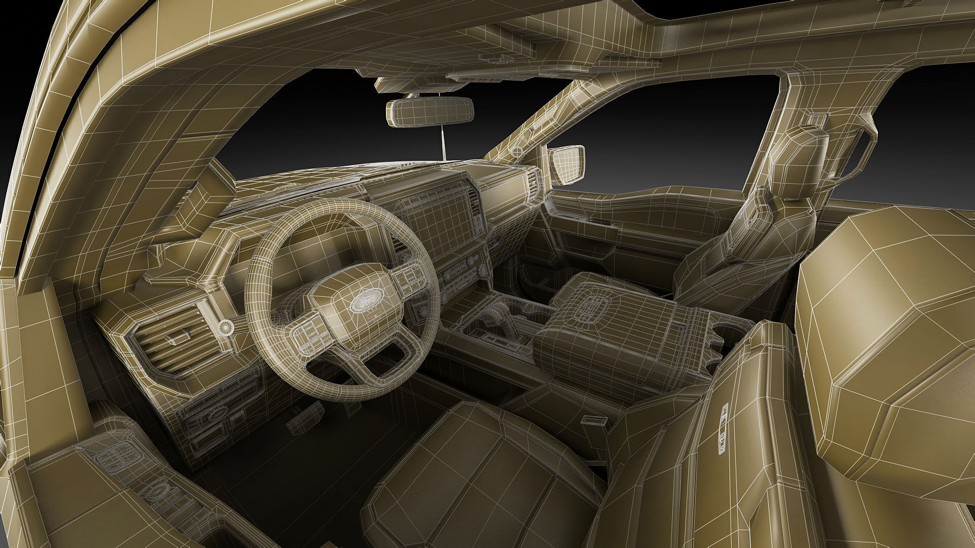 Pick-up F-150 2024 Platinum 3D model_37