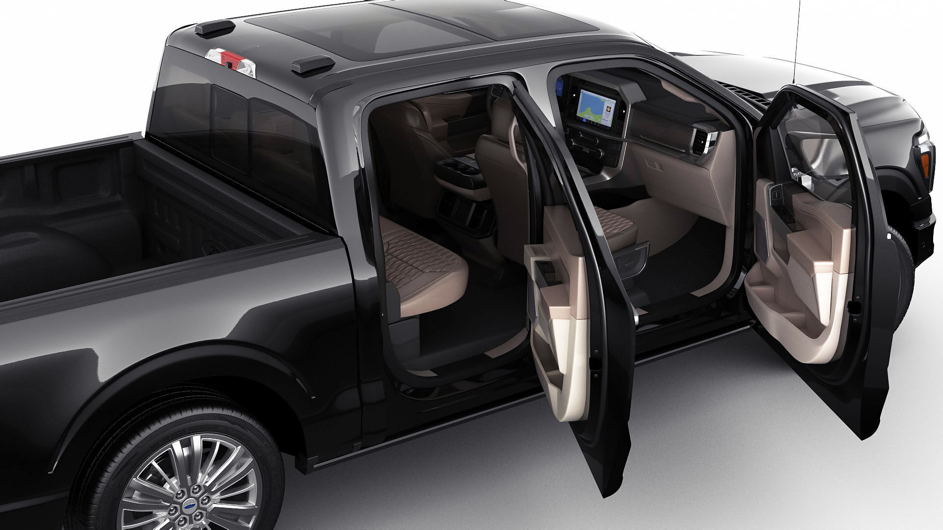 Pick-up F-150 2024 Platinum 3D model_21