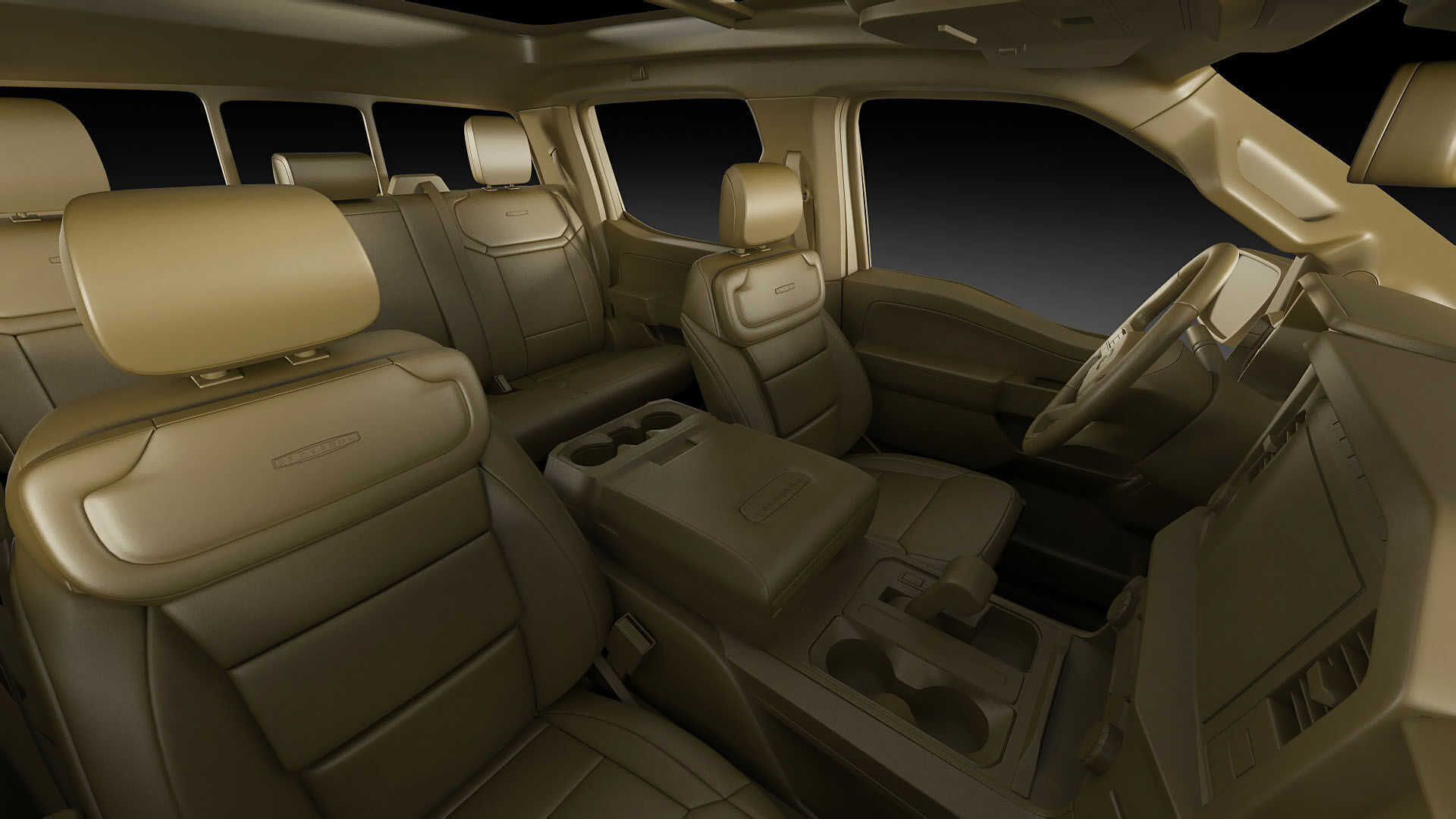 Pick-up F-150 2024 Platinum 3D model_33