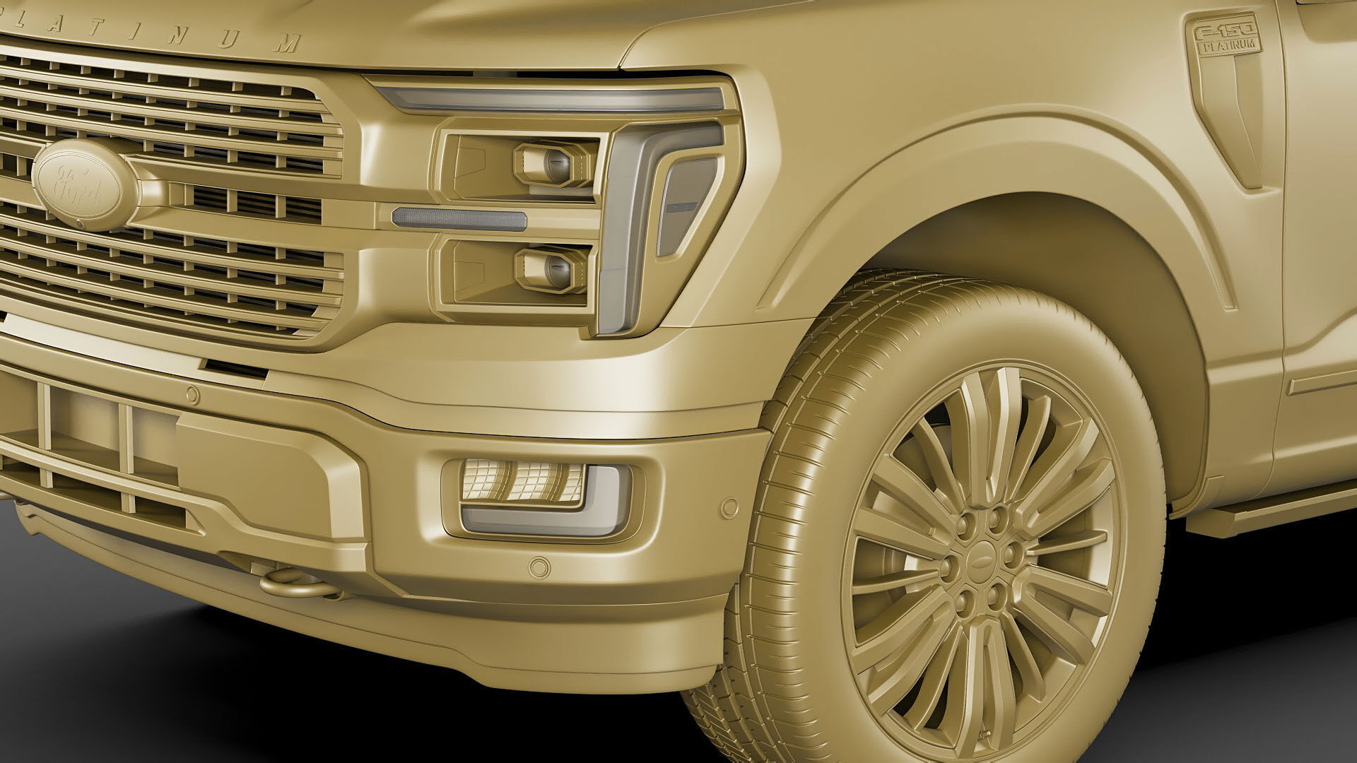 Pick-up F-150 2024 Platinum 3D model_30