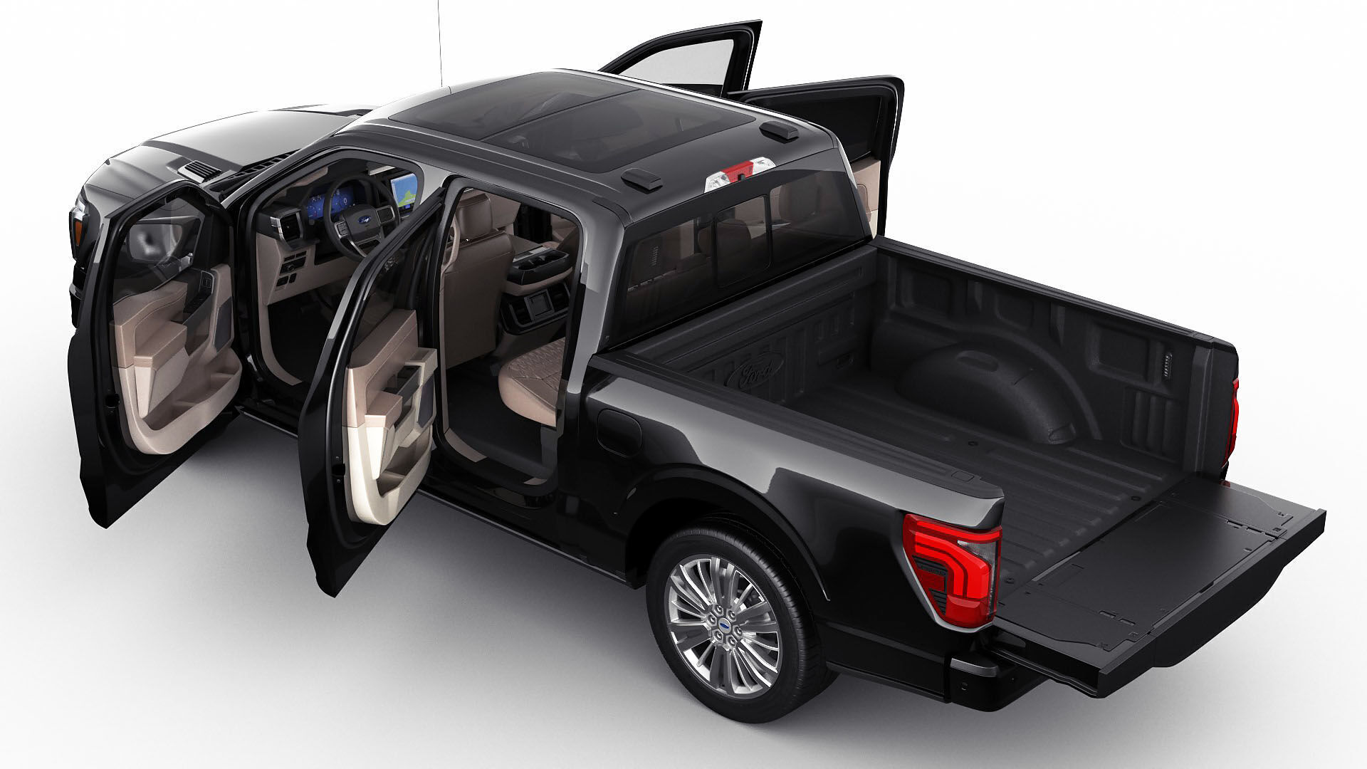 Pick-up F-150 2024 Platinum 3D model_2
