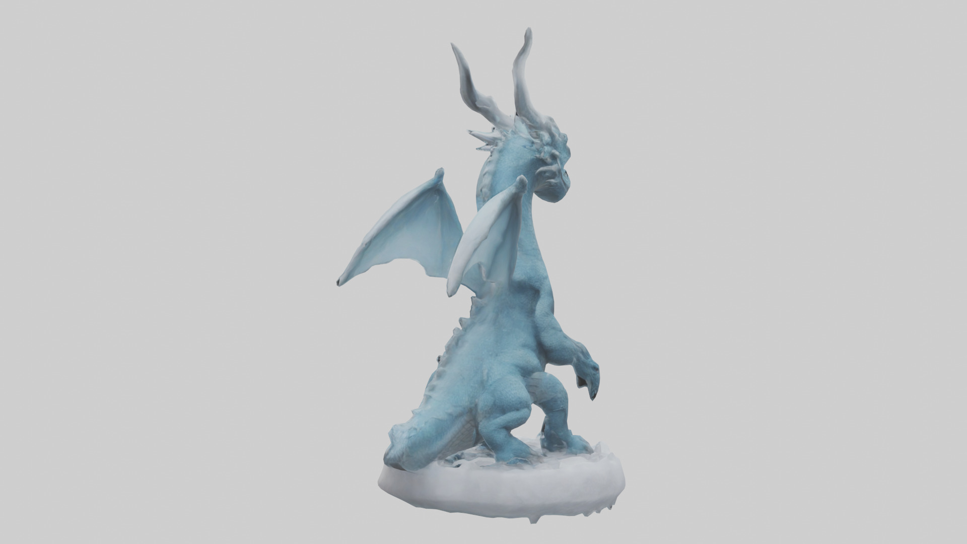 Frost Dragon model 3D model_1