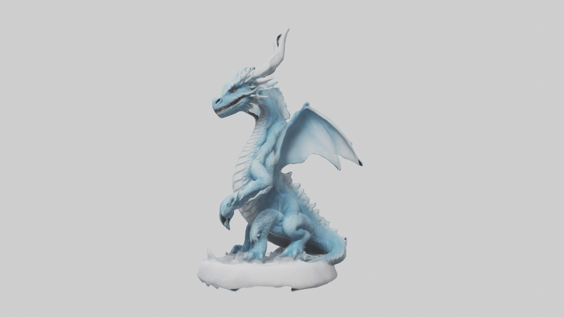 Frost Dragon model 3D model_9
