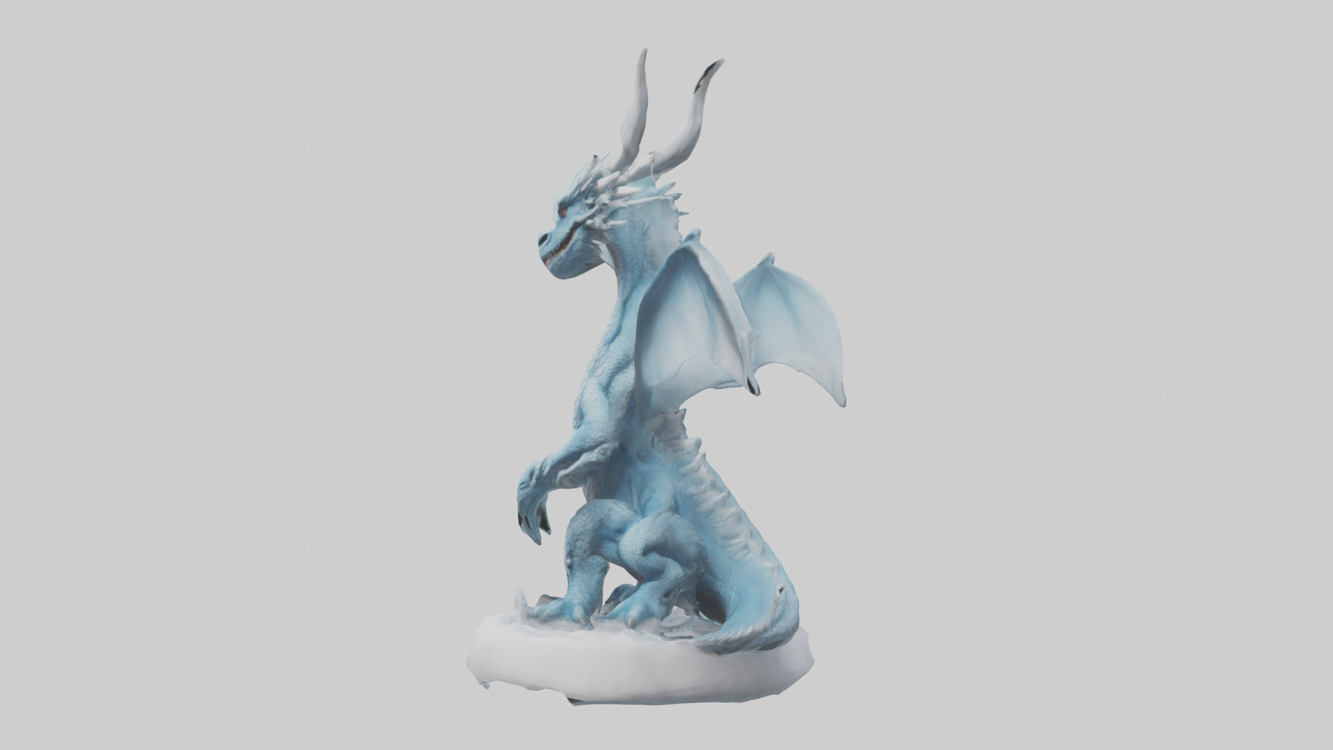 Frost Dragon model 3D model_10
