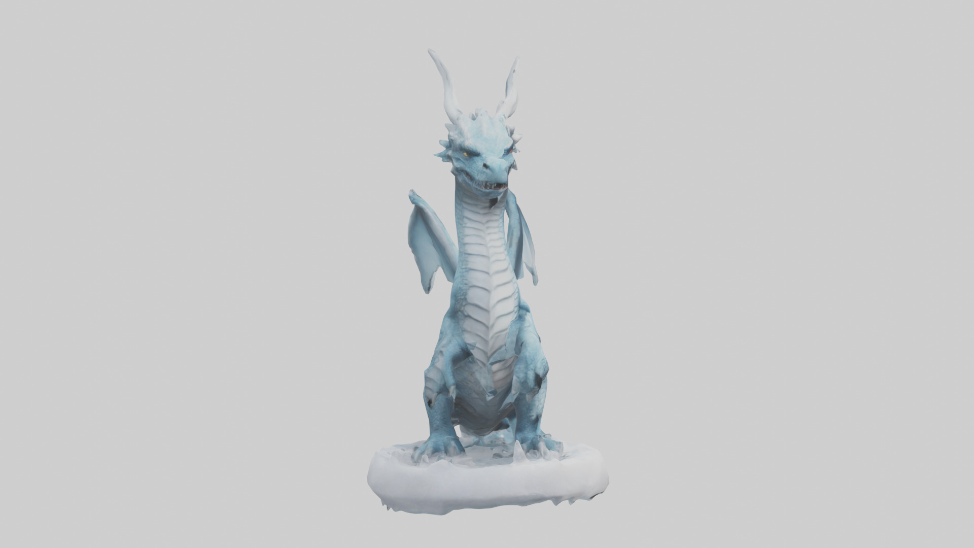 Frost Dragon model 3D model_13