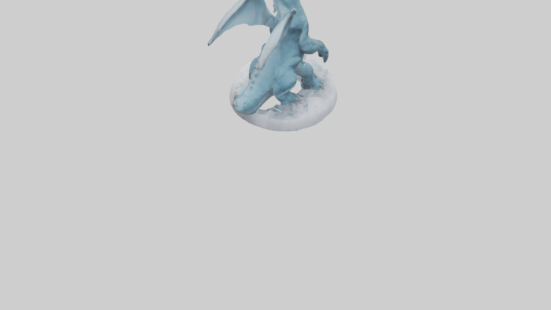 Frost Dragon model 3D model_3