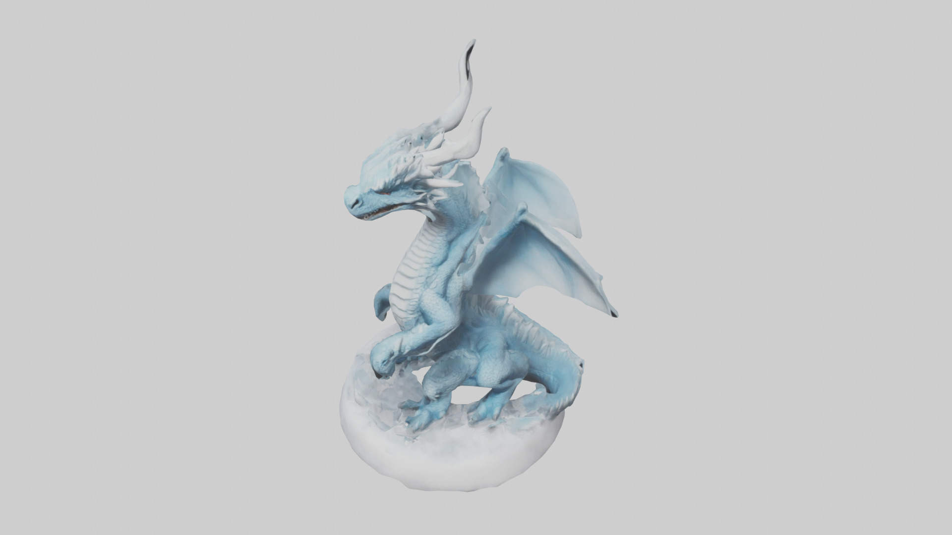 Frost Dragon model 3D model_16