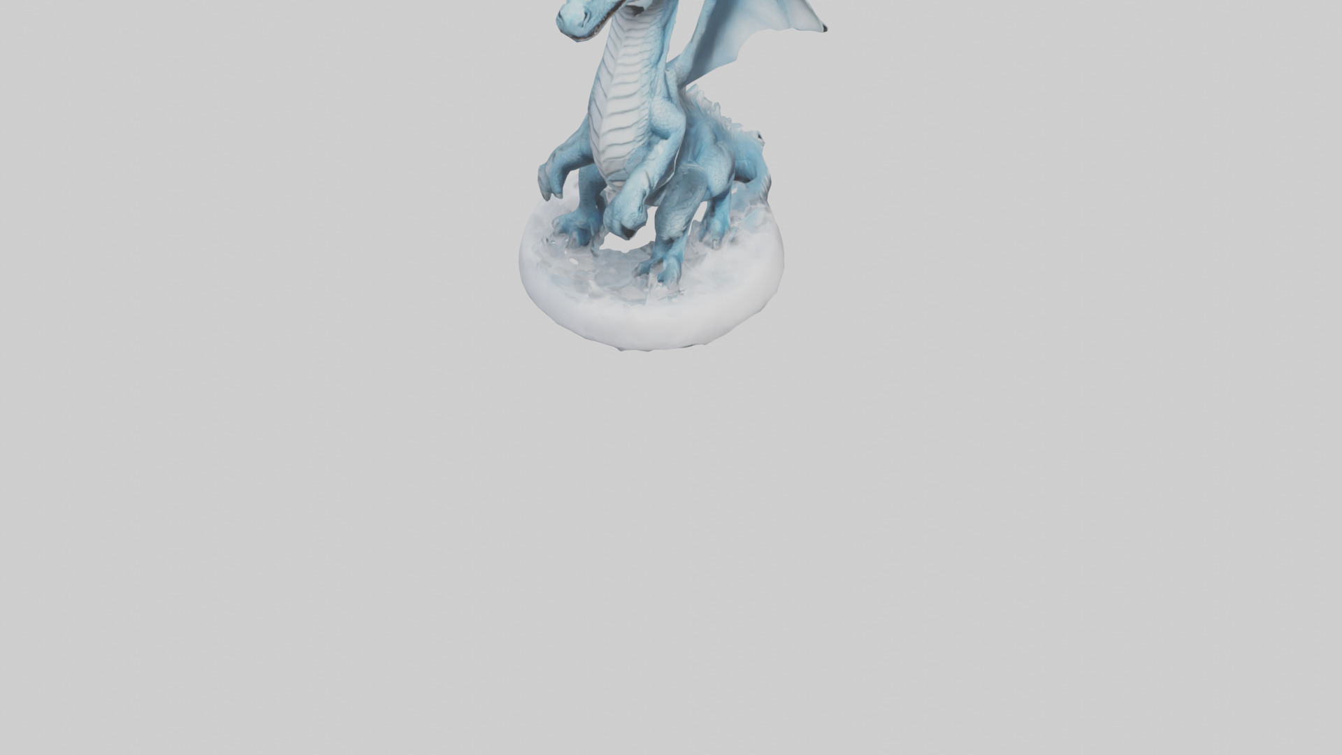 Frost Dragon model 3D model_6