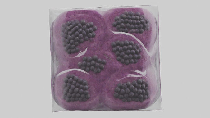 Frozen Acai Bowls Pack model 3D model