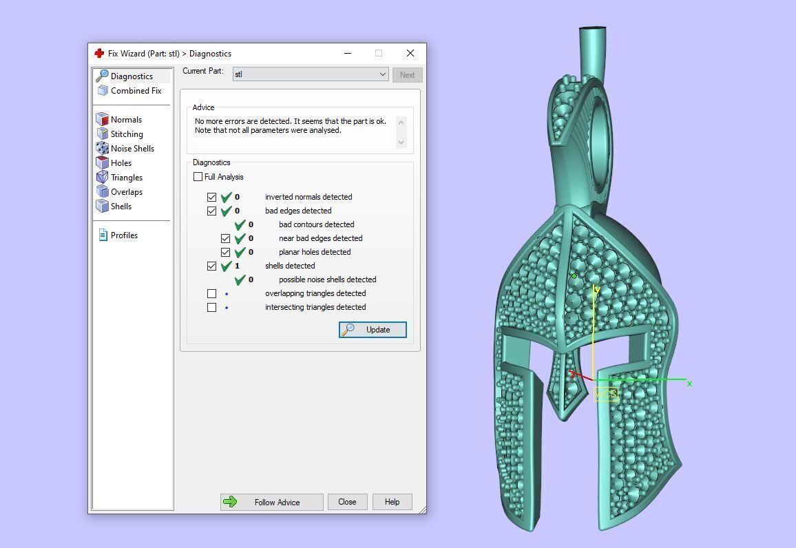 Gold N1289 3D print model_7