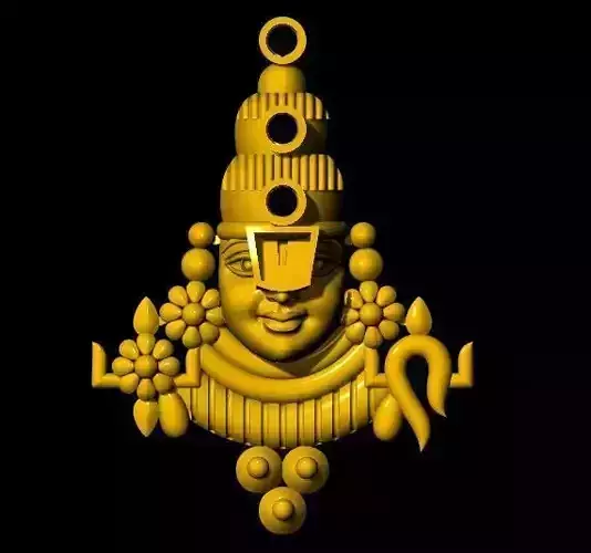 balaji pendant 3dm file 