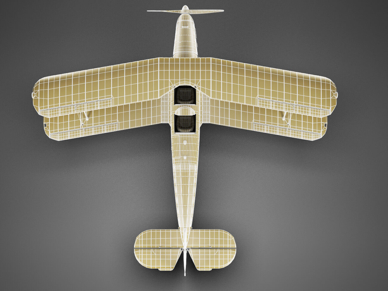 Bucker Bu131 Jungmann Tatra T-131 3D model_24