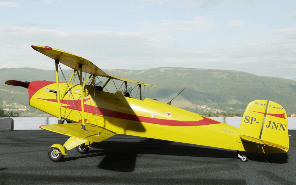 Bucker Bu131 Jungmann Tatra T-131 3D model_13