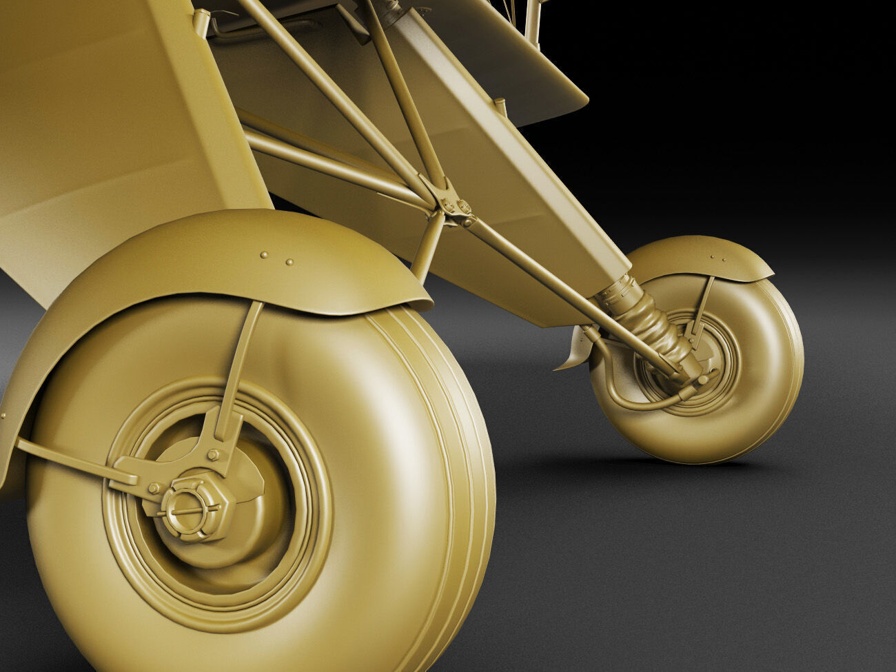 Bucker Bu131 Jungmann Tatra T-131 3D model_19