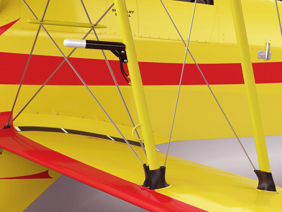 Bucker Bu131 Jungmann Tatra T-131 3D model_8