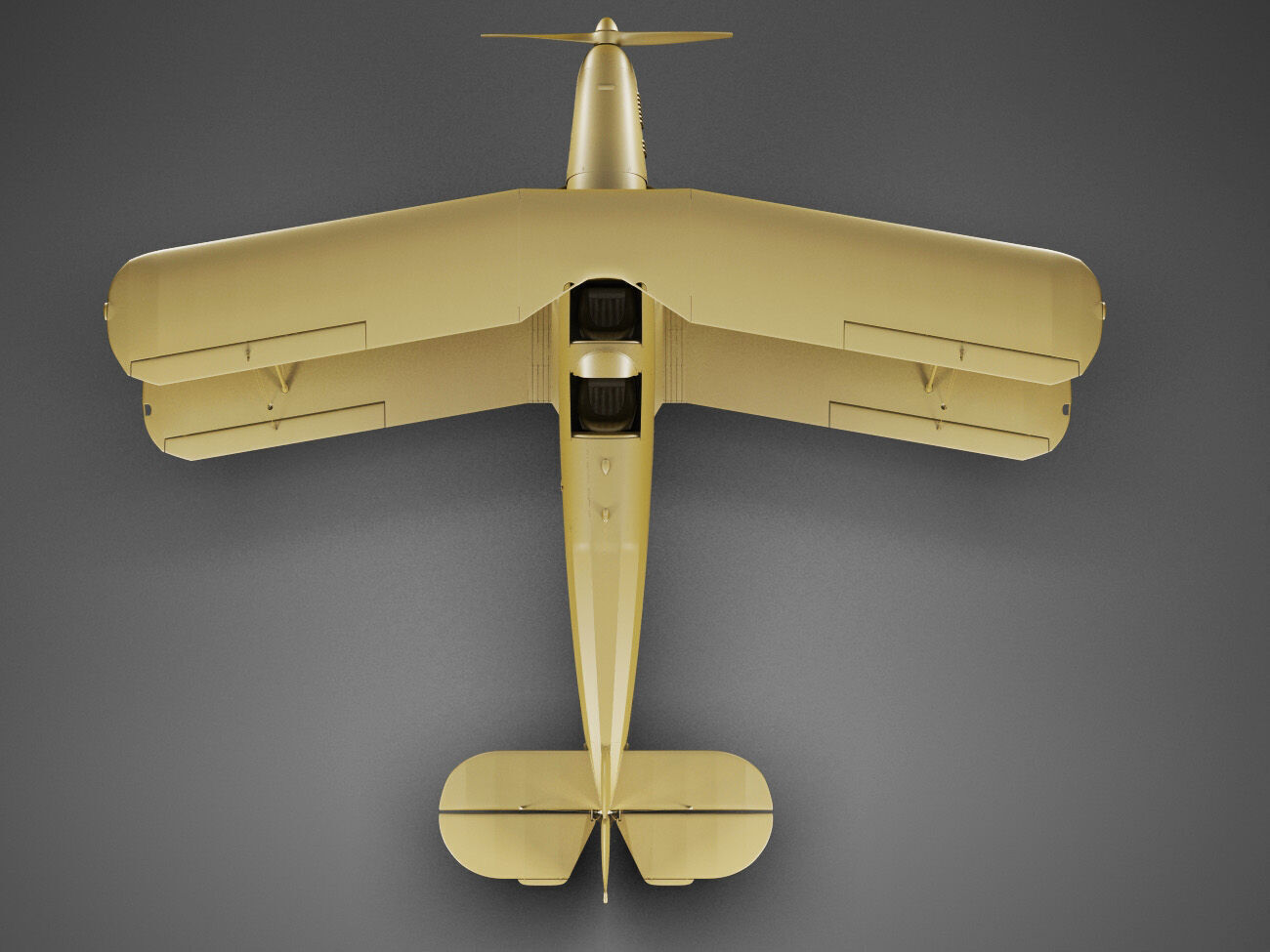 Bucker Bu131 Jungmann Tatra T-131 3D model_23