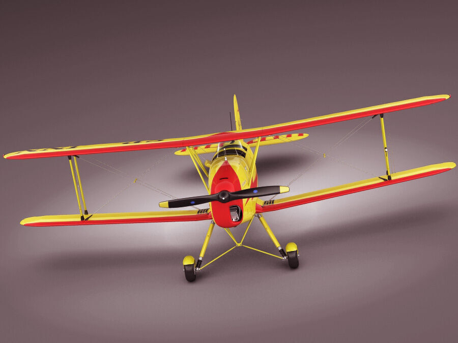 Bucker Bu131 Jungmann Tatra T-131 3D model_11