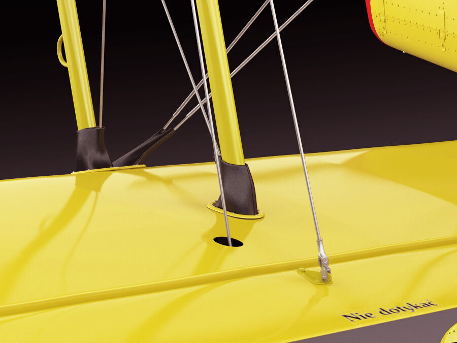 Bucker Bu131 Jungmann Tatra T-131 3D model_9