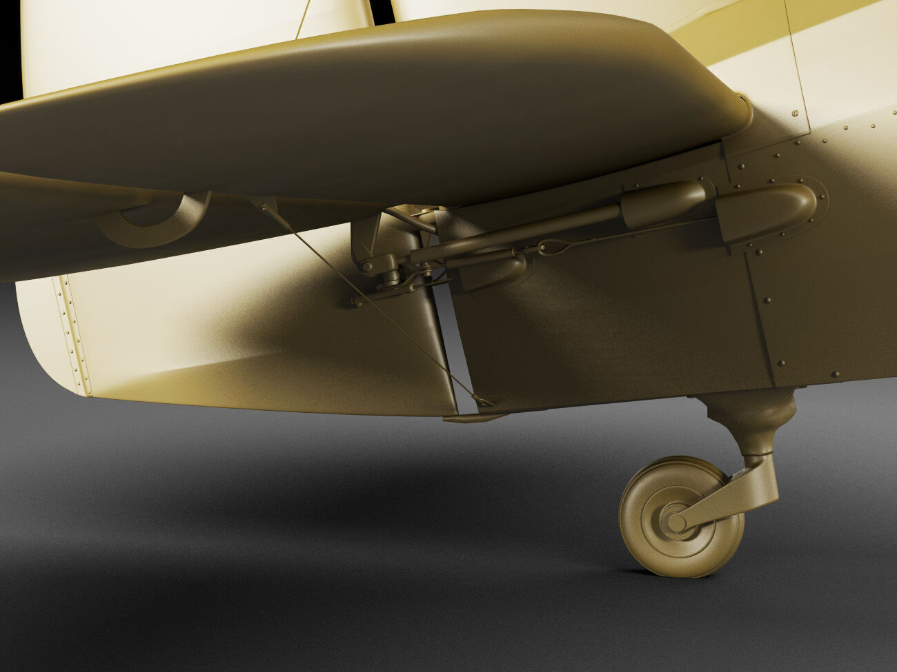 Bucker Bu131 Jungmann Tatra T-131 3D model_18