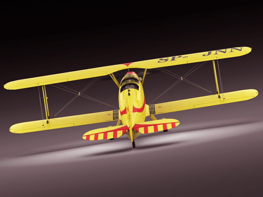 Bucker Bu131 Jungmann Tatra T-131 3D model_12