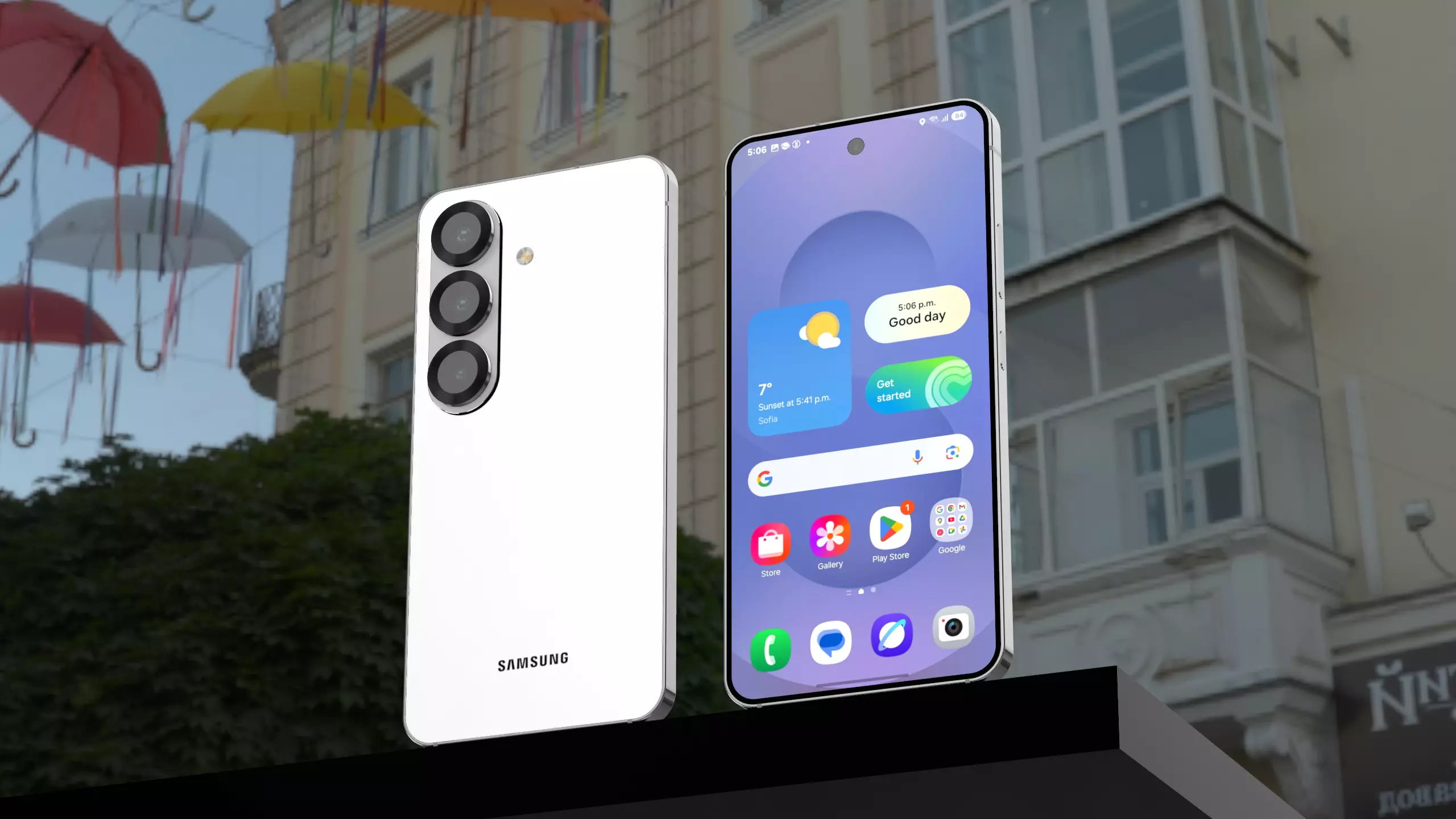 Samsung Galaxy S26 Edge Concept - High-Quality Blender 3D Model 3D model