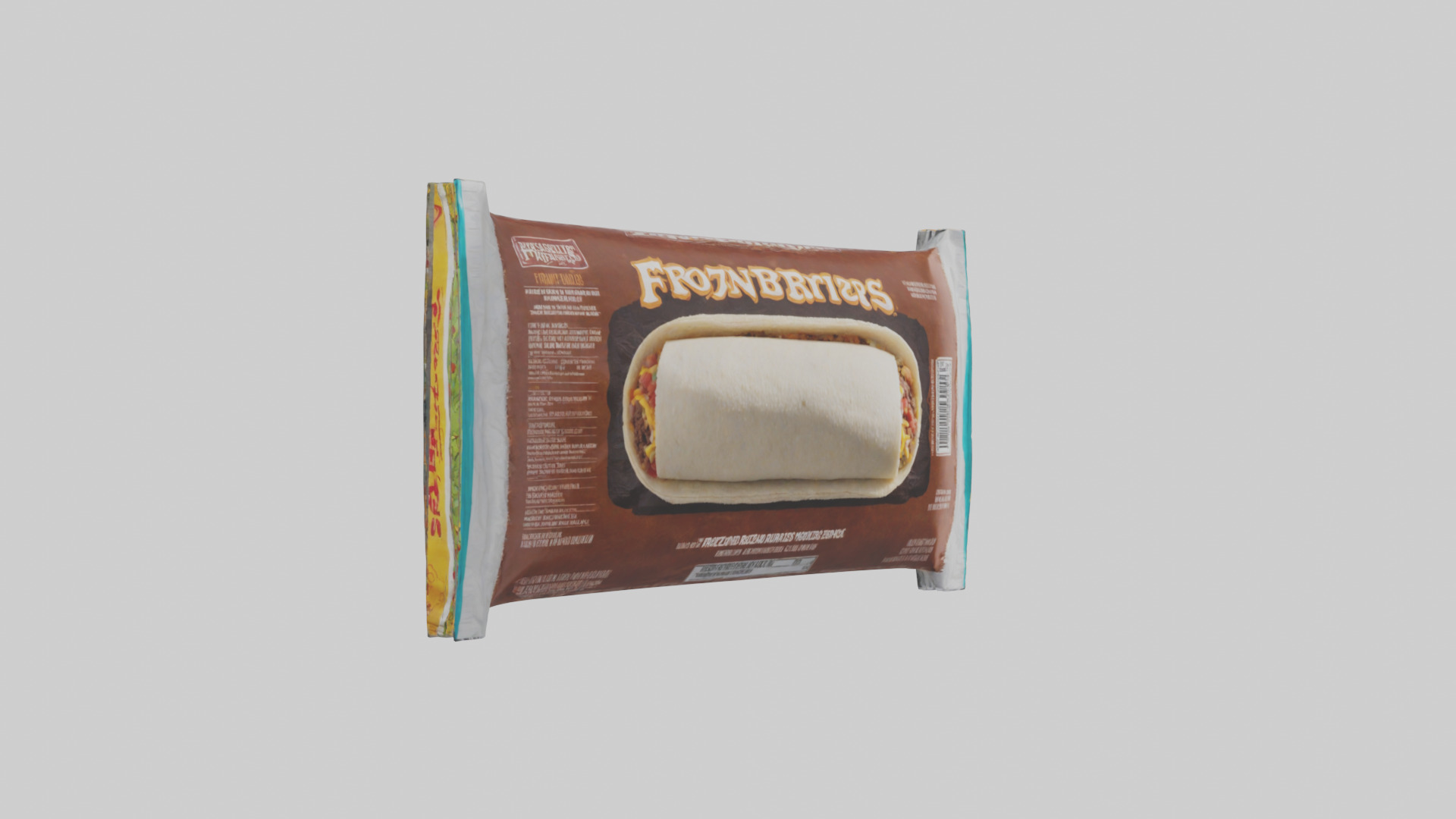 Frozen Burritos Pack model 3D model_11