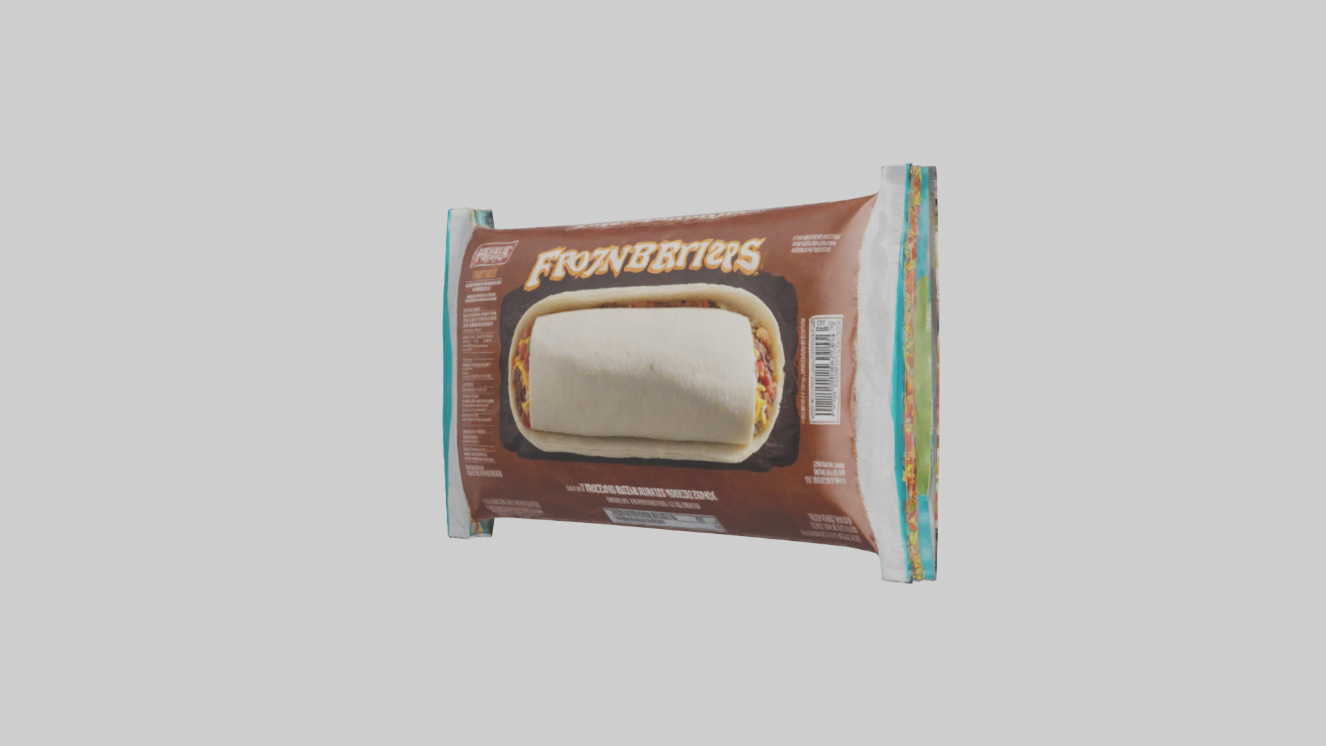 Frozen Burritos Pack model 3D model_8