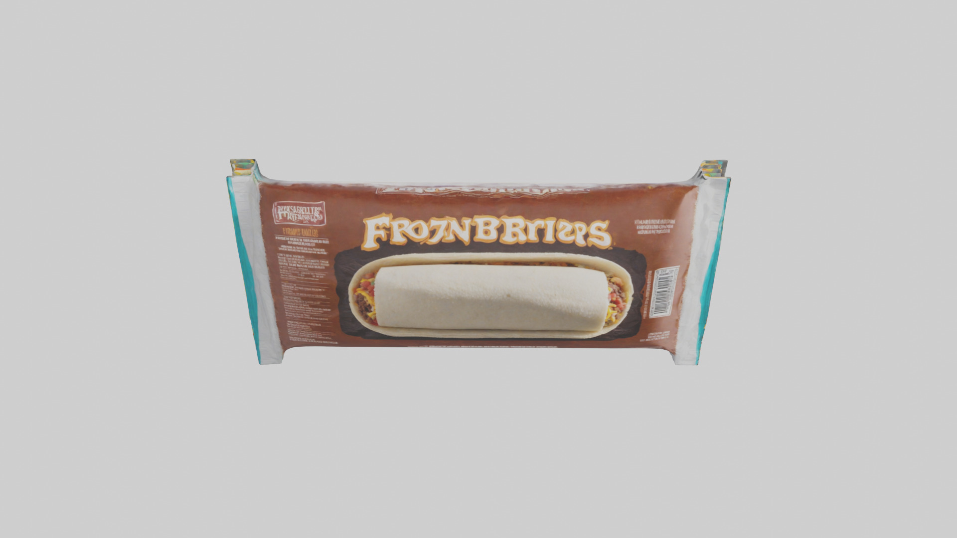 Frozen Burritos Pack model 3D model_16