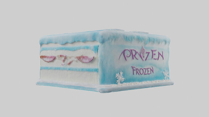 Frozen Cake Pack model 3D model 2
