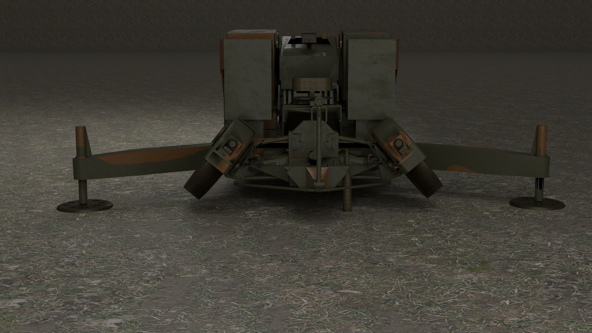 Sky guard  Oerlikon 35 mm 3D model_3