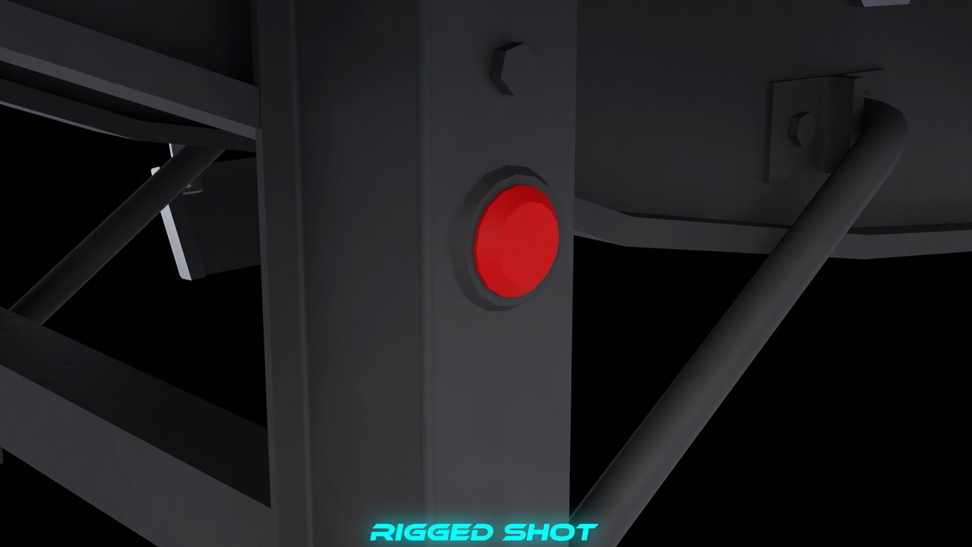 Curtainsider Semi Trailer All PBR Unity UE Textures Low-poly 3D model_24