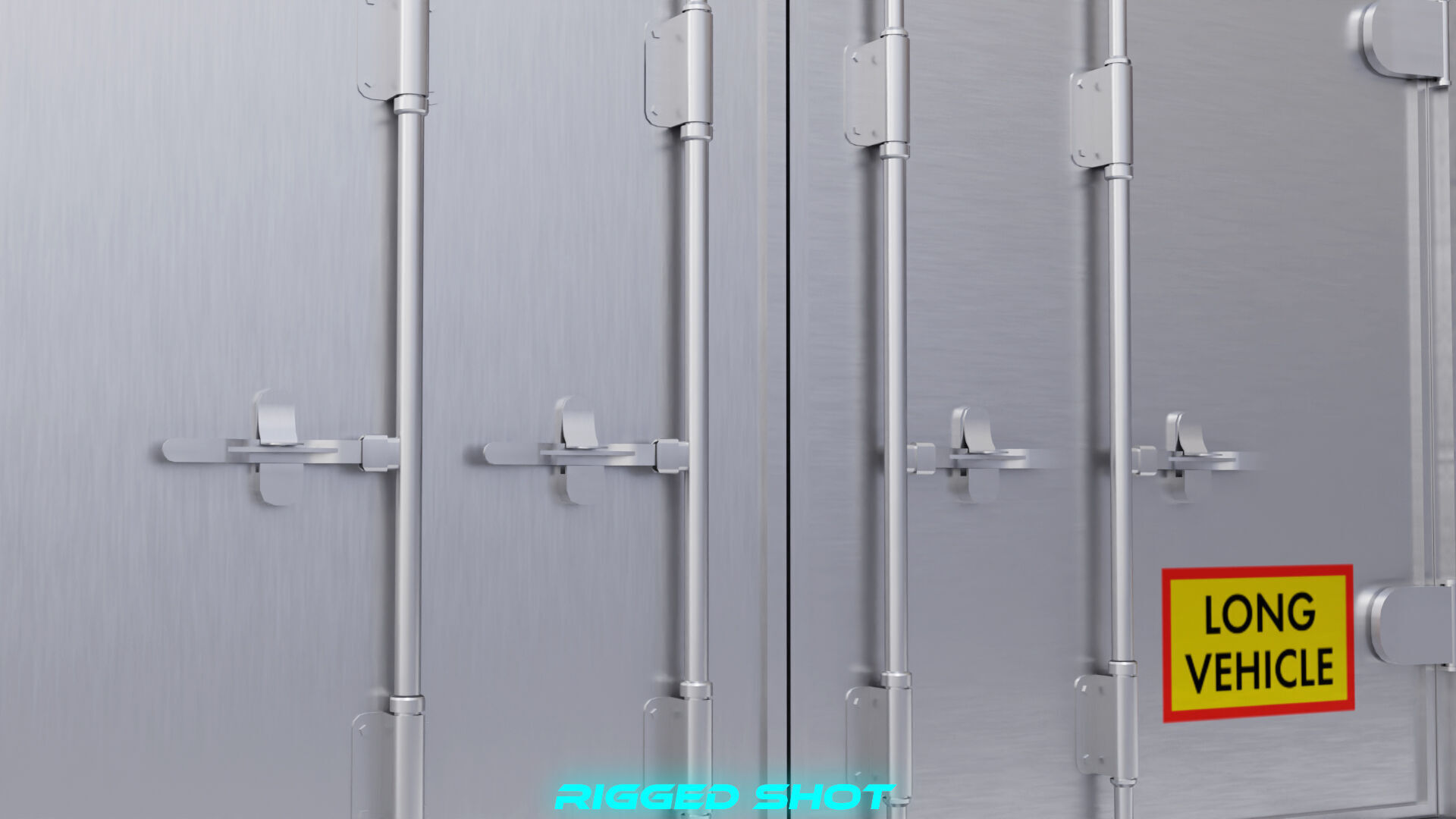 Curtainsider Semi Trailer All PBR Unity UE Textures Low-poly 3D model_27