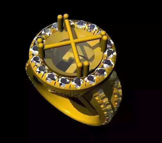 Cocktail Ring 3dm file