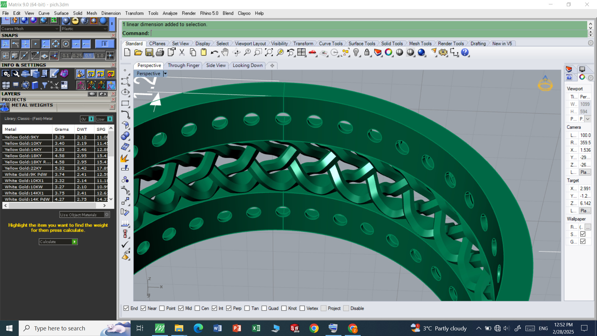  ring Screw Free 3D print model_2