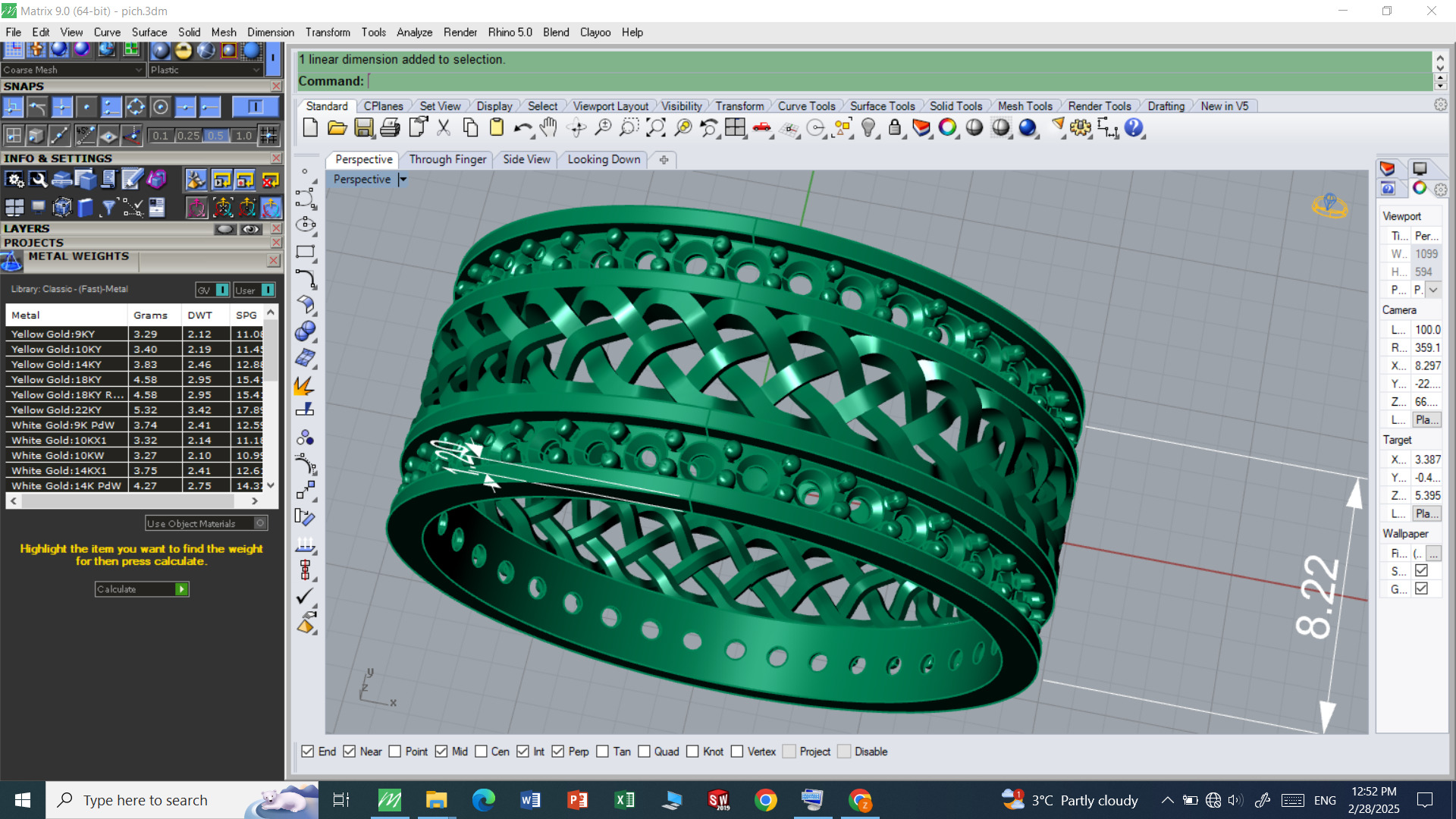  ring Screw Free 3D print model_3