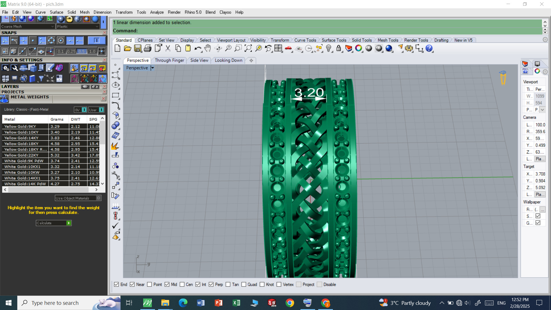  ring Screw Free 3D print model_4