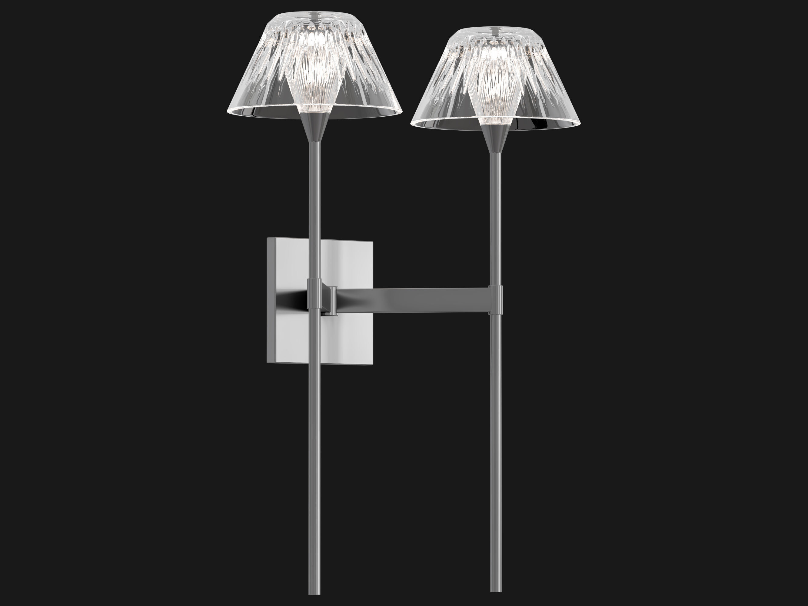 Blaze 2 Light Tail Sconce 3D model_12