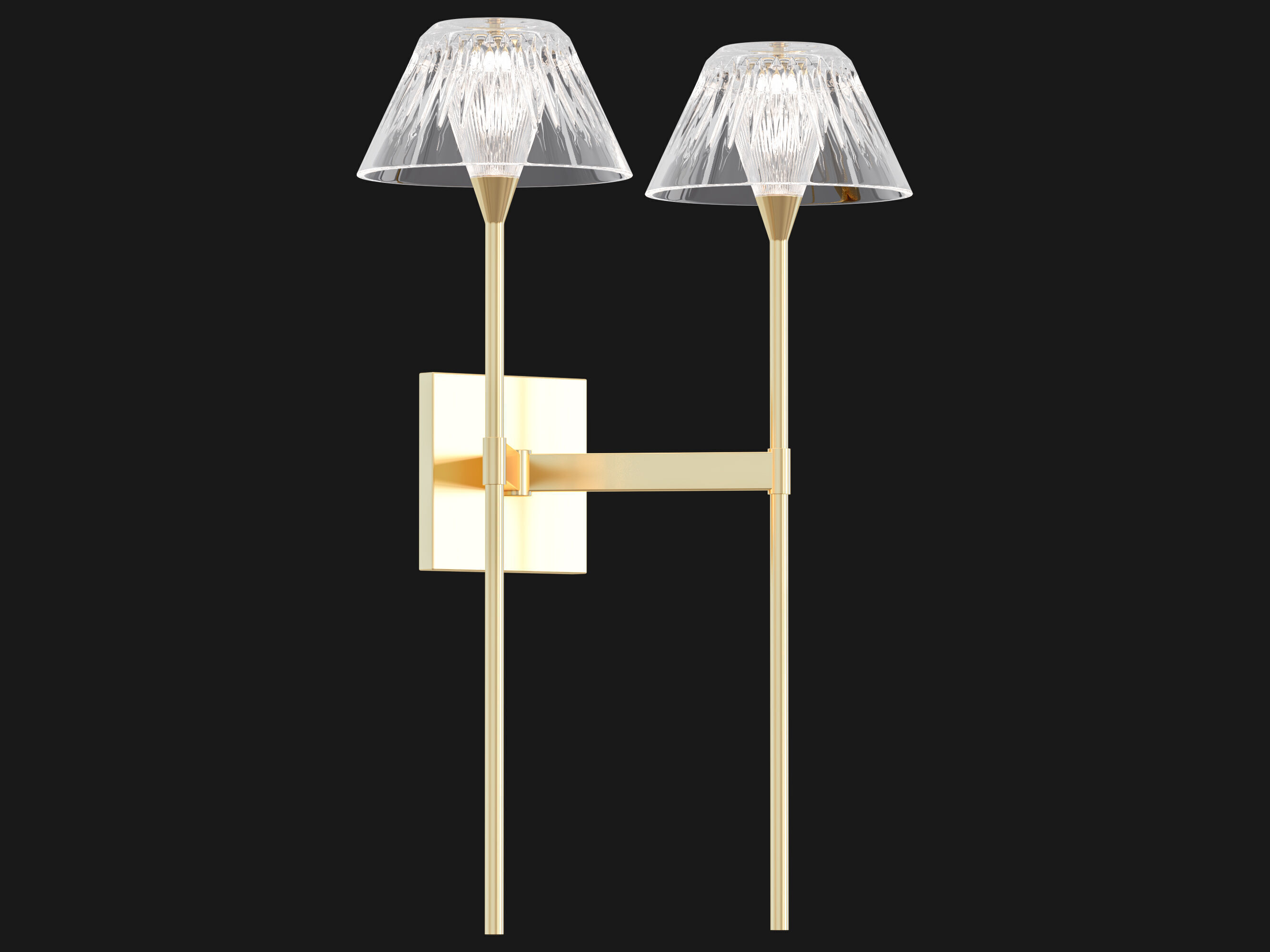 Blaze 2 Light Tail Sconce 3D model_16