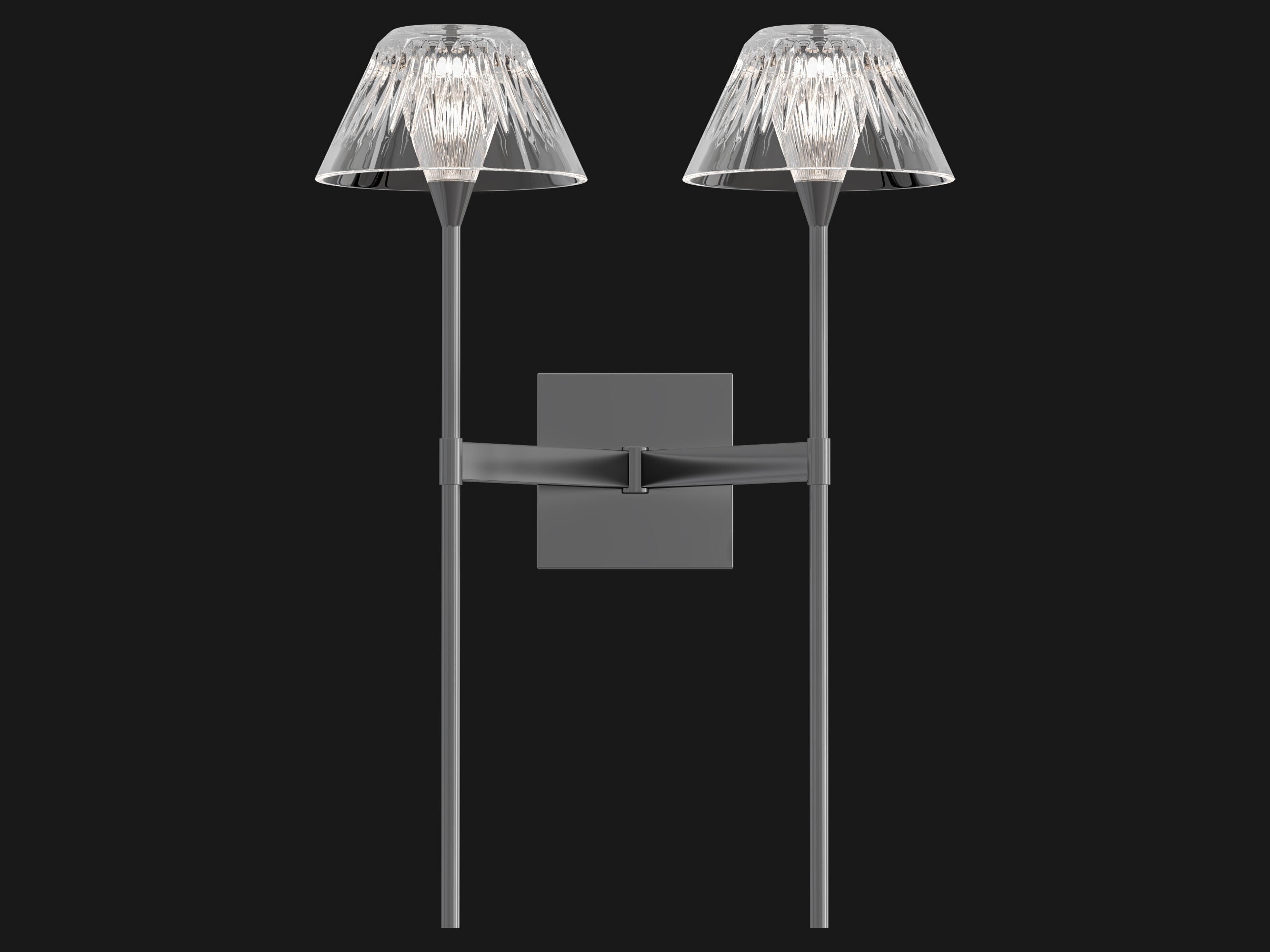 Blaze 2 Light Tail Sconce 3D model_10