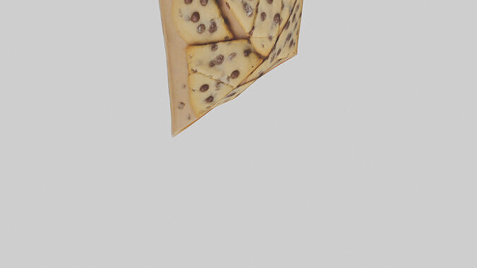 Frozen Chocolate Chip Cookies Pack model 3D model 4