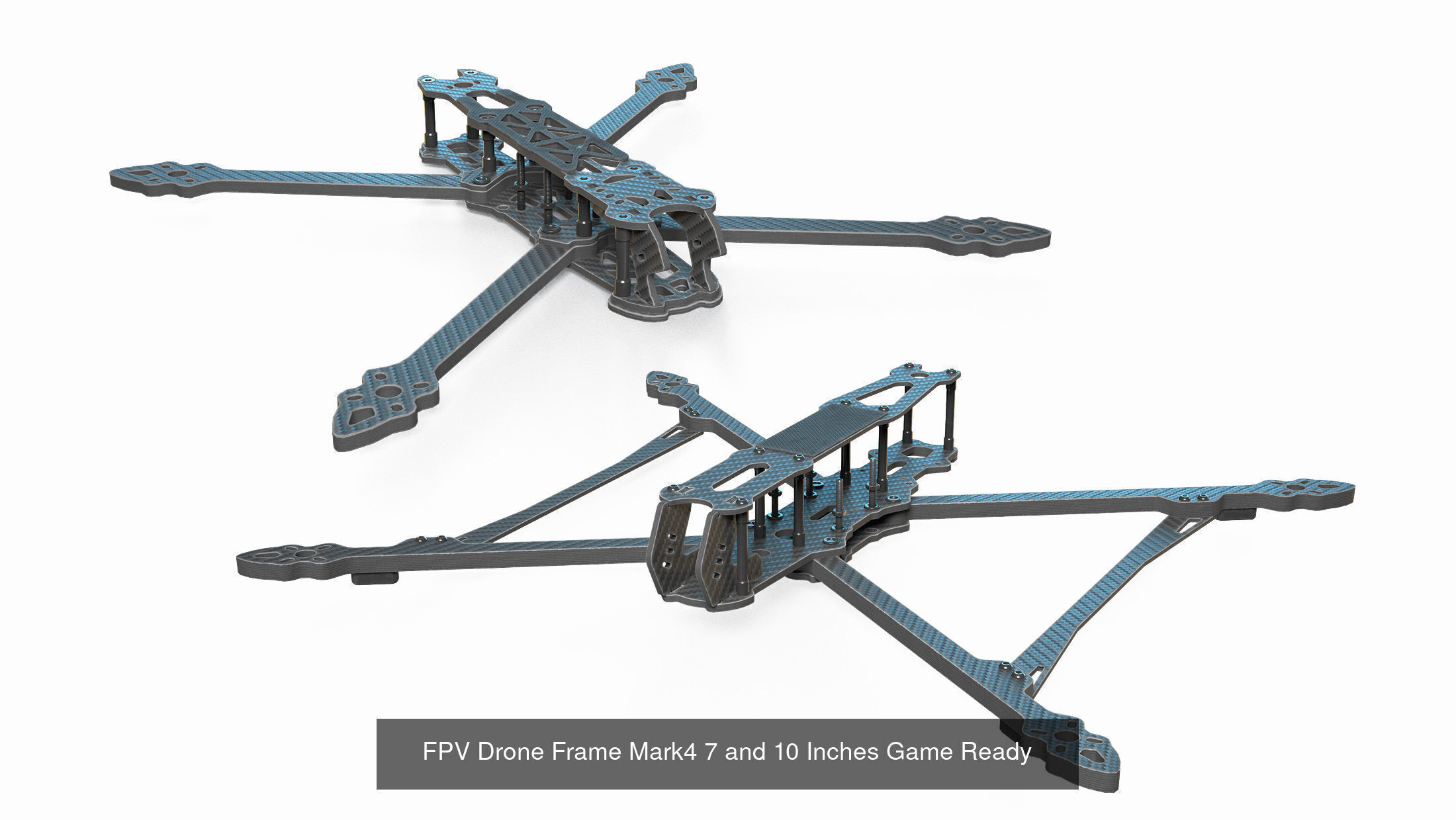 FPV Drone Parts Set Vol 3 3D Model Collection_1