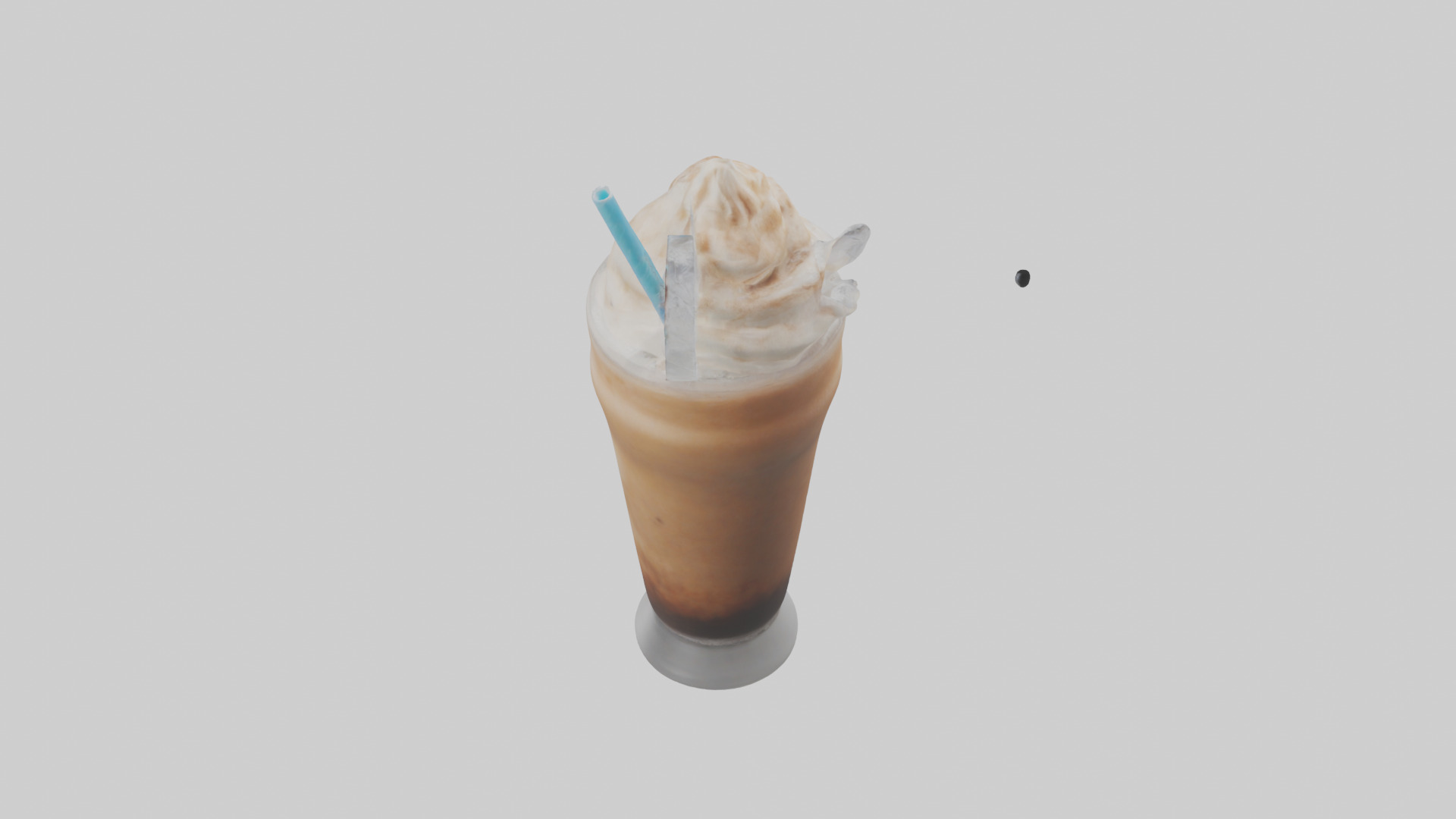 Frozen coffee drink model 3D model_15