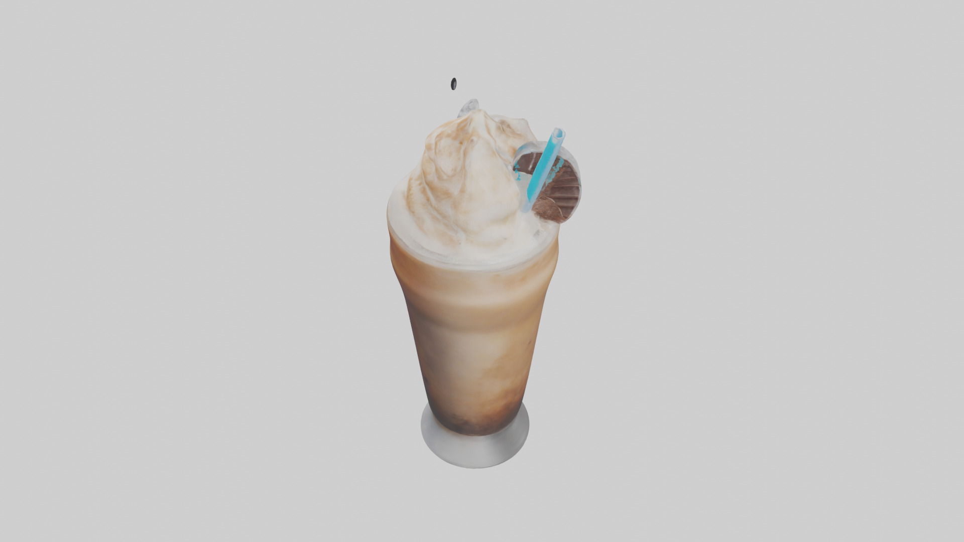 Frozen coffee drink model 3D model_17