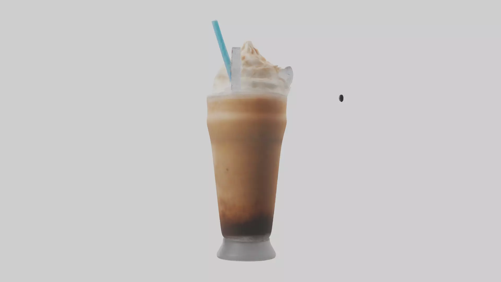 Frozen coffee drink model 3D model_0