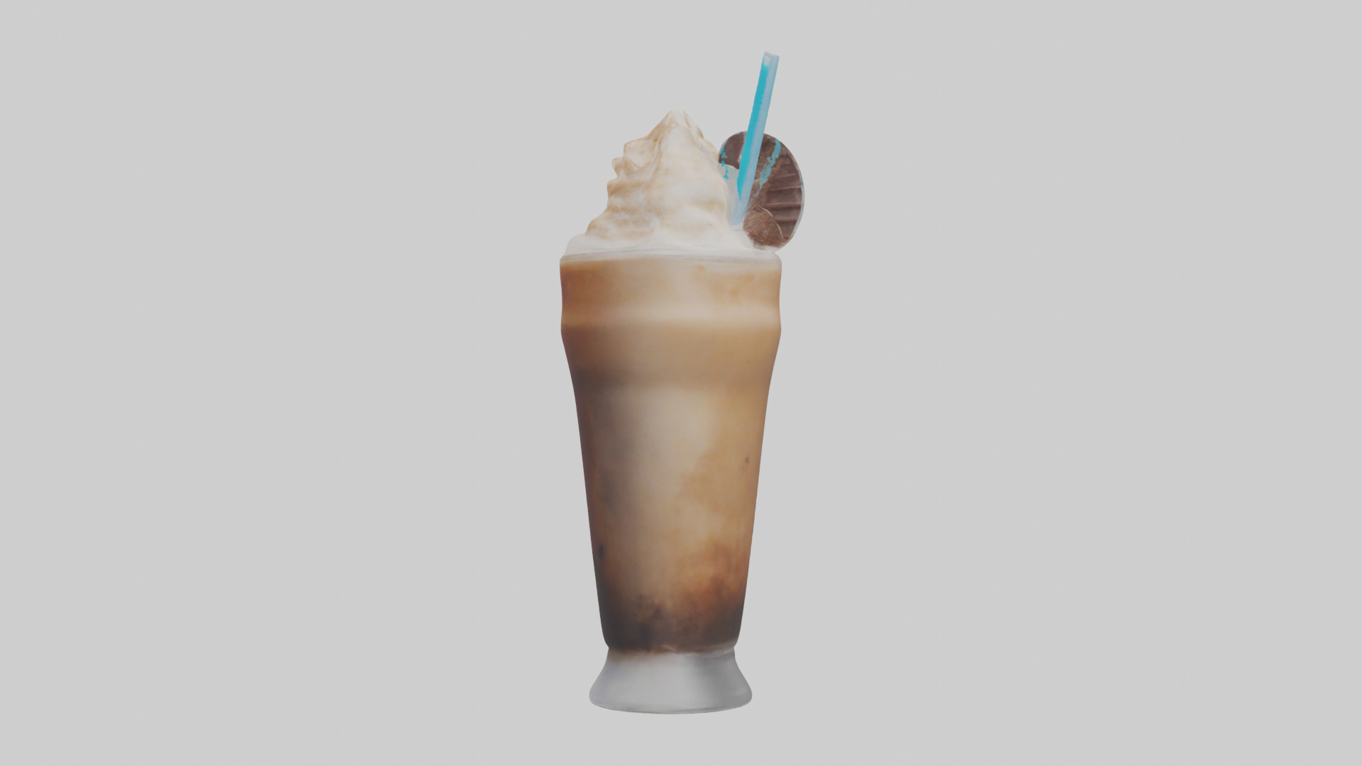 Frozen coffee drink model 3D model_12