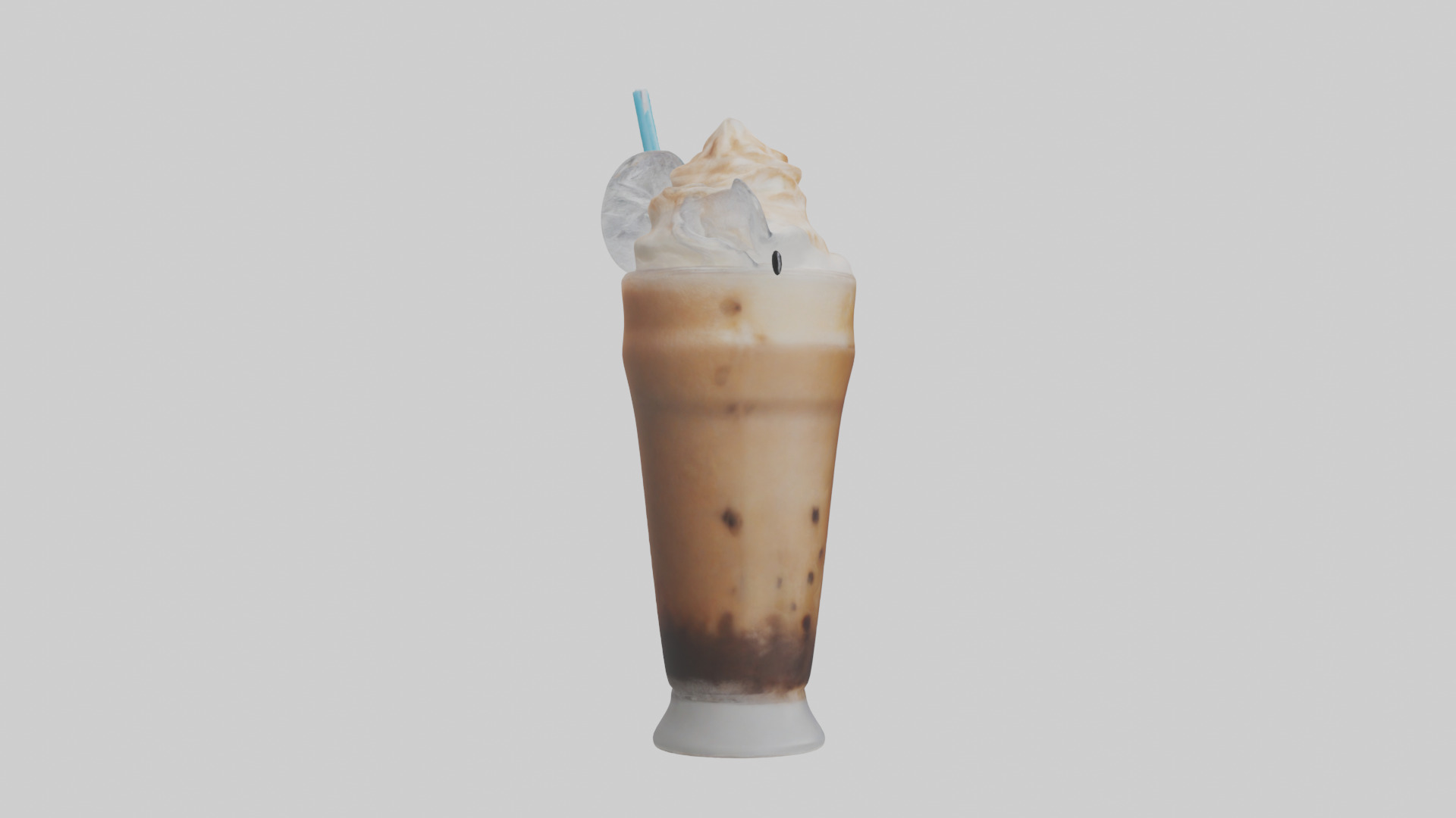 Frozen coffee drink model 3D model_13