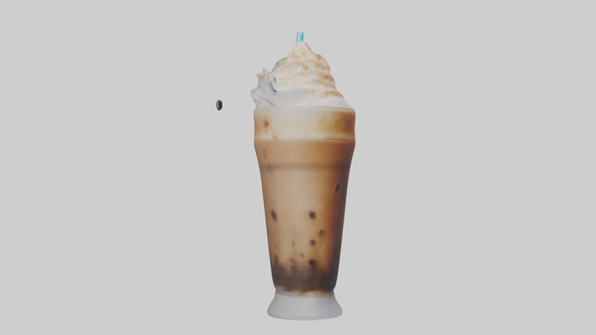 Frozen coffee drink model 3D model_7